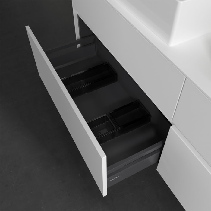 Villeroy & Boch Collaro Waschtischunterschrank 160 x 50 cm, mit 4 Auszügen für 2 Waschtische