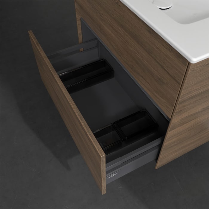 Villeroy & Boch Collaro Waschtischunterschrank 76 x 48 cm, mit 2 Auszügen für Venticello Waschtisch