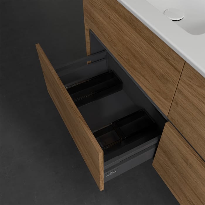 Villeroy & Boch Collaro Waschtischunterschrank 126 x 48 cm, mit 4 Auszügen für Venticello Waschtisch