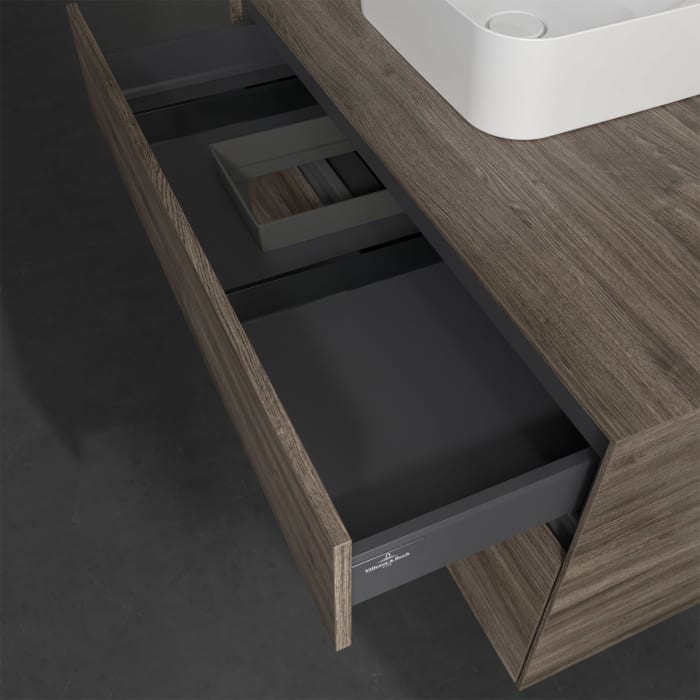 Villeroy & Boch Collaro Waschtischunterschrank 100 x 50 cm, mit 2 Auszügen für Finion Waschtisch