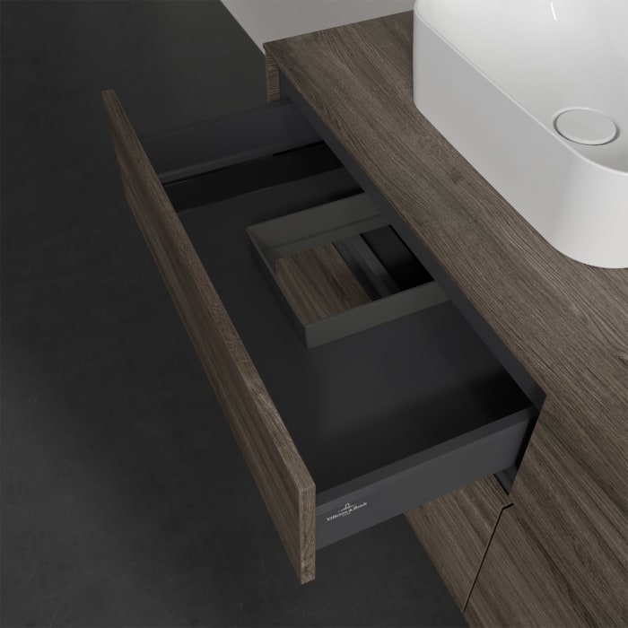 Villeroy & Boch Collaro Waschtischunterschrank 140 x 50 cm, mit 4 Auszügen für Finion Waschtisch