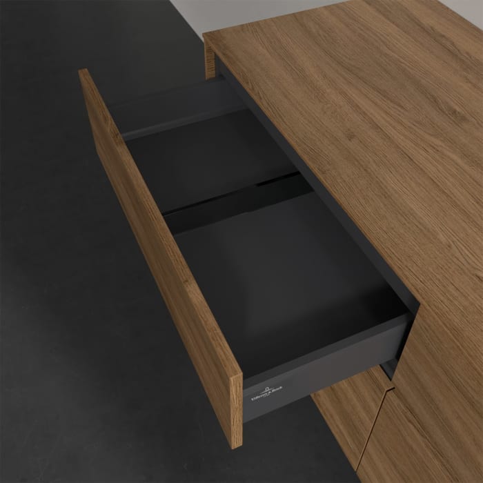 Villeroy & Boch Collaro Waschtischunterschrank 140 x 50 cm, mit 4 Auszügen für Finion Waschtisch