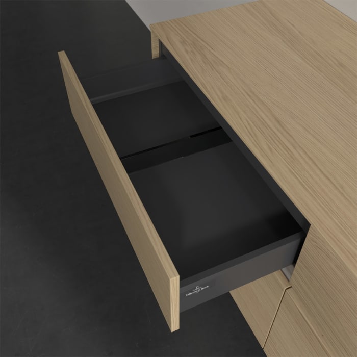 Villeroy & Boch Collaro Waschtischunterschrank 140 x 50 cm, mit 4 Auszügen für Finion Waschtisch