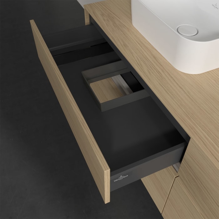 Villeroy & Boch Collaro Waschtischunterschrank 160 x 50 cm, mit 4 Auszügen für Finion Waschtisch