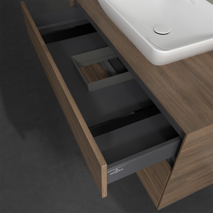 Villeroy & Boch Collaro Waschtischunterschrank 100 x 50 cm, mit 2 Auszügen für Venticello Waschtisch