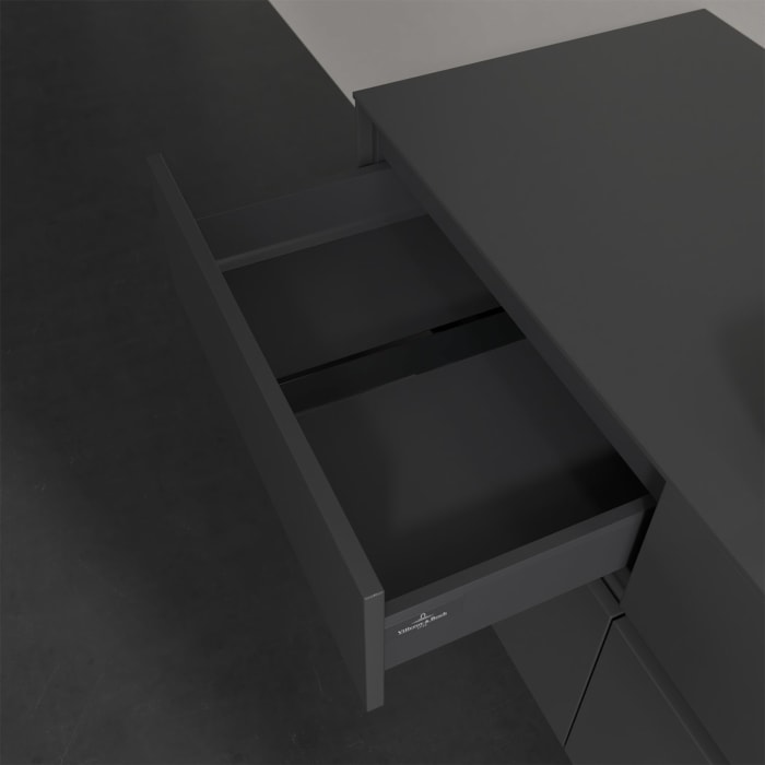 Villeroy & Boch Collaro Waschtischunterschrank 120 x 50 cm, mit 4 Auszügen und LED-Beleuchtung für Venticello Waschtisch