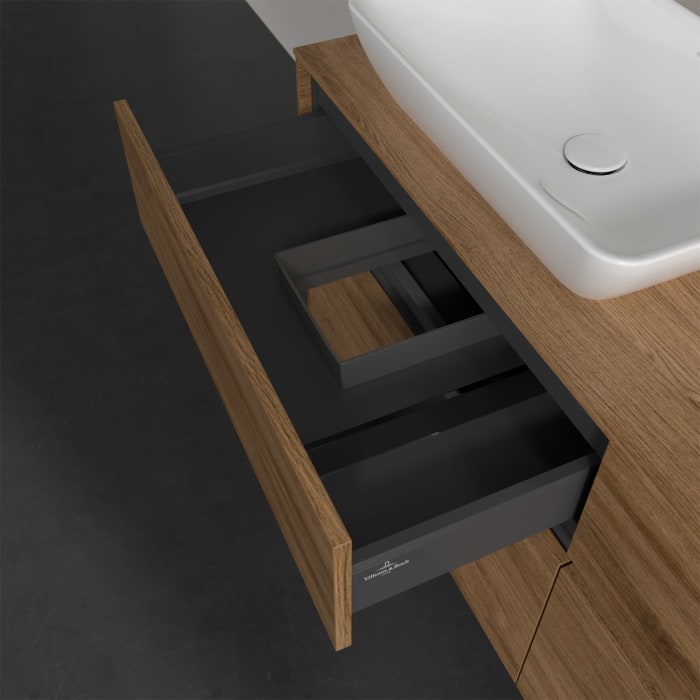 Villeroy & Boch Collaro Waschtischunterschrank 140 x 50 cm, mit 4 Auszügen für Venticello Waschtisch