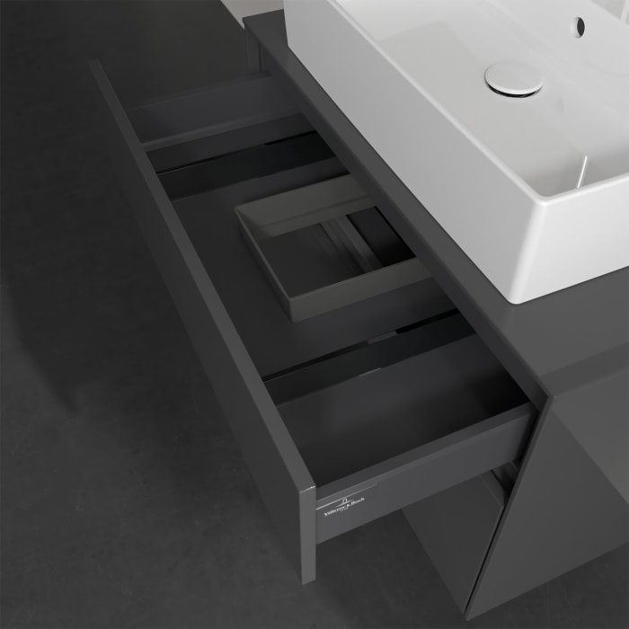 Villeroy & Boch Collaro Waschtischunterschrank 80 x 50 cm, mit 2 Auszügen