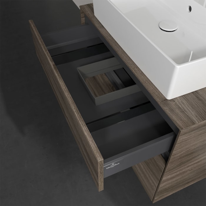 Villeroy & Boch Collaro Waschtischunterschrank 80 x 50 cm, mit 2 Auszügen