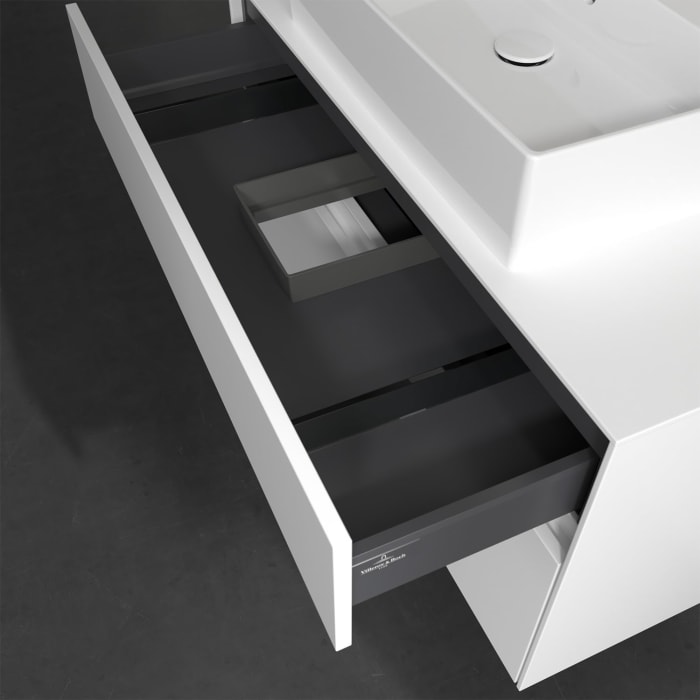 Villeroy & Boch Collaro Waschtischunterschrank 100 x 50 cm, mit 2 Auszügen