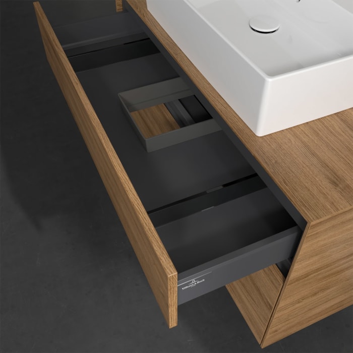 Villeroy & Boch Collaro Waschtischunterschrank 100 x 50 cm, mit 2 Auszügen