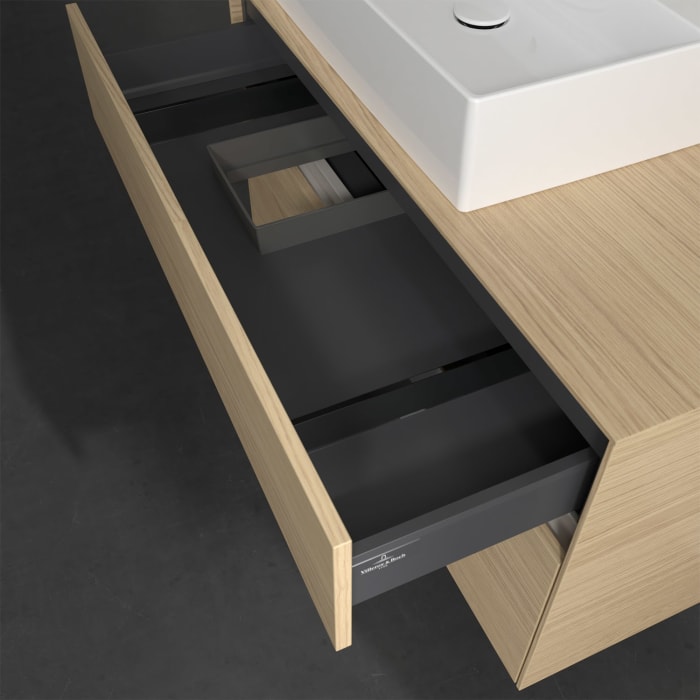 Villeroy & Boch Collaro Waschtischunterschrank 100 x 50 cm, mit 2 Auszügen