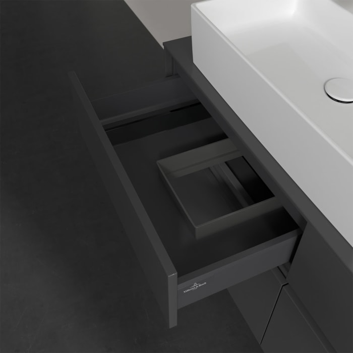 Villeroy & Boch Collaro Waschtischunterschrank 120 x 50 cm, mit 4 Auszügen und LED-Beleuchtung