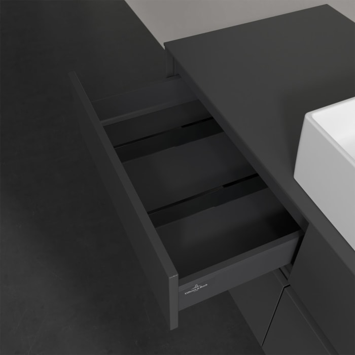 Villeroy & Boch Collaro Waschtischunterschrank 120 x 50 cm, mit 4 Auszügen und LED-Beleuchtung