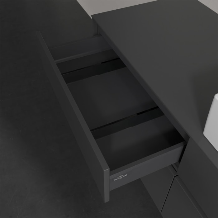 Villeroy & Boch Collaro Waschtischunterschrank 140 x 50 cm, mit 4 Auszügen und LED-Beleuchtung