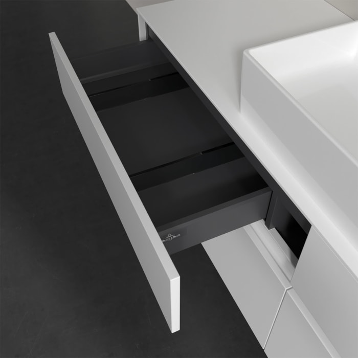 Villeroy & Boch Collaro Waschtischunterschrank 160 x 50 cm, mit 4 Auszügen und LED-Beleuchtung