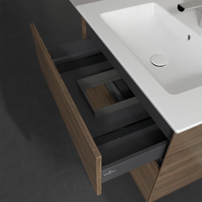 Villeroy & Boch Collaro Waschtischunterschrank 76 x 48 cm, mit 2 Auszügen für Venticello Waschtisch