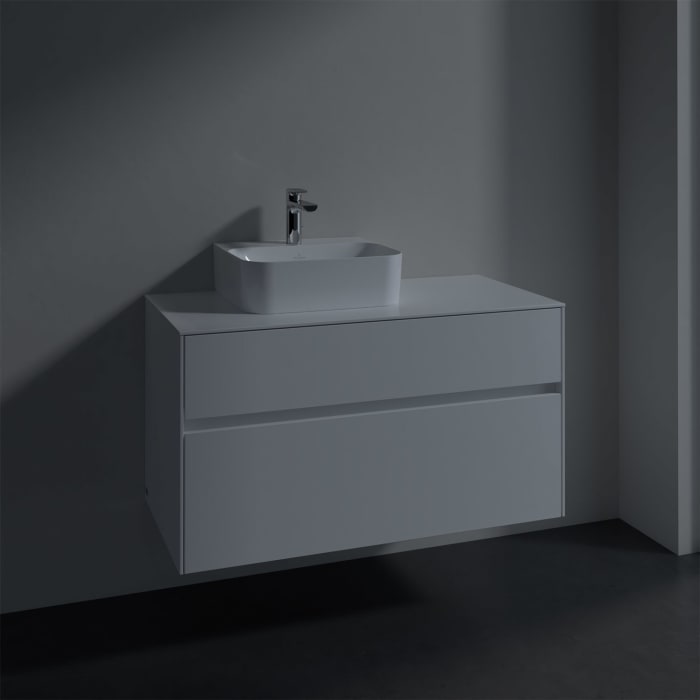 Villeroy & Boch Collaro Waschtischunterschrank 100 x 50 cm, mit 2 Auszügen für Finion Waschtisch