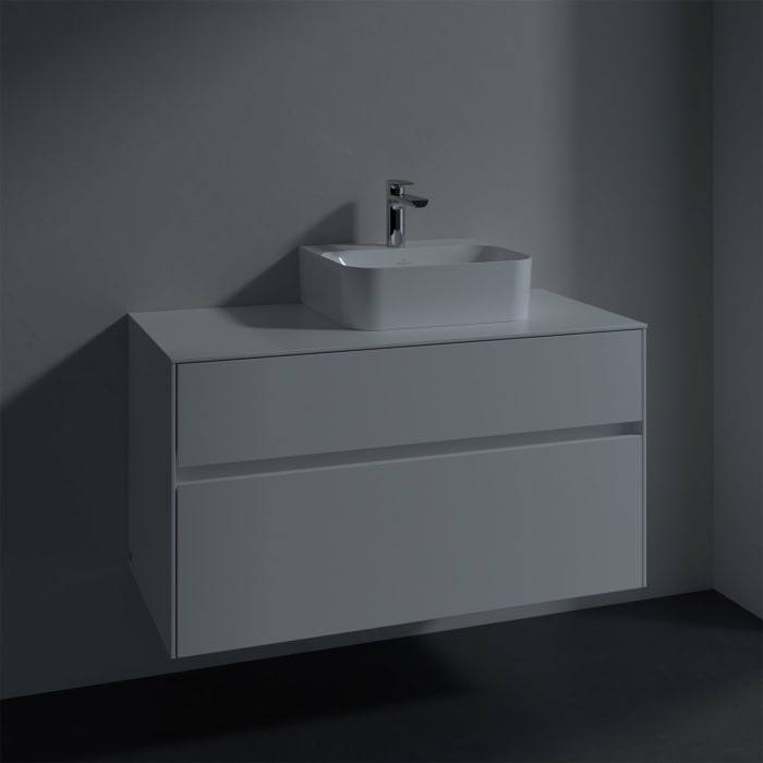 Villeroy & Boch Collaro Waschtischunterschrank 100 x 50 cm, mit 2 Auszügen für Finion Waschtisch