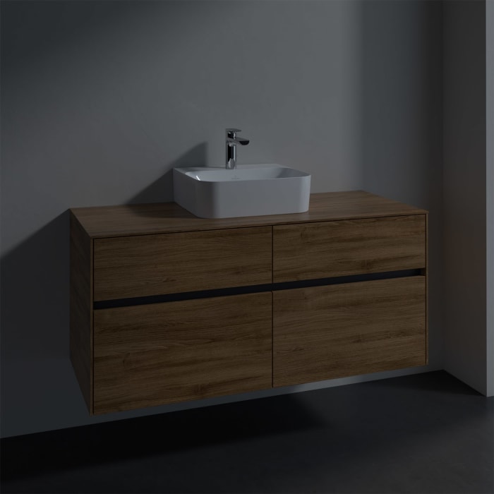 Villeroy & Boch Collaro Waschtischunterschrank 120 x 50 cm, mit 4 Auszügen für Finion Waschtisch