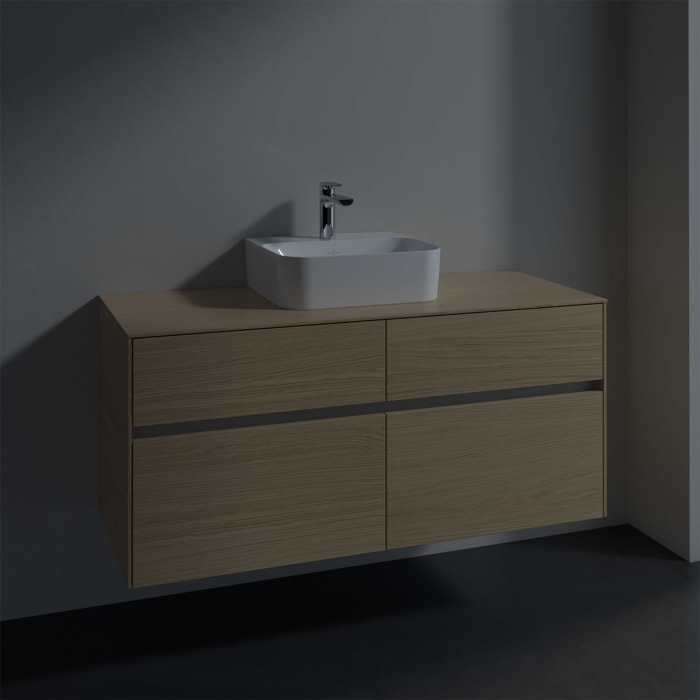 Villeroy & Boch Collaro Waschtischunterschrank 120 x 50 cm, mit 4 Auszügen für Finion Waschtisch