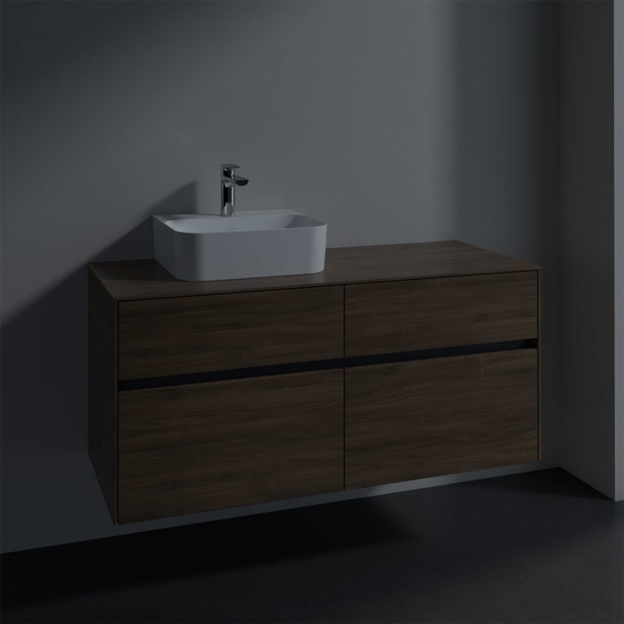 Villeroy & Boch Collaro Waschtischunterschrank 120 x 50 cm, mit 4 Auszügen für Finion Waschtisch