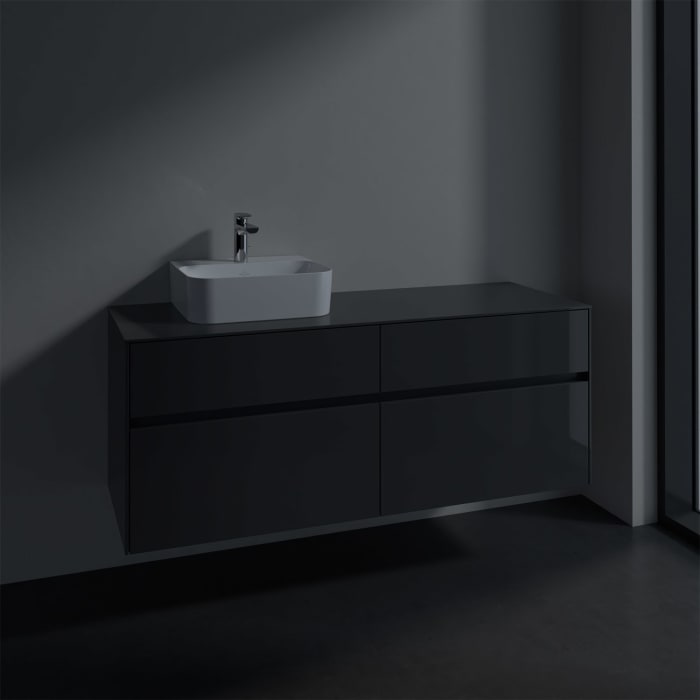 Villeroy & Boch Collaro Waschtischunterschrank 140 x 50 cm, mit 4 Auszügen für Finion Waschtisch