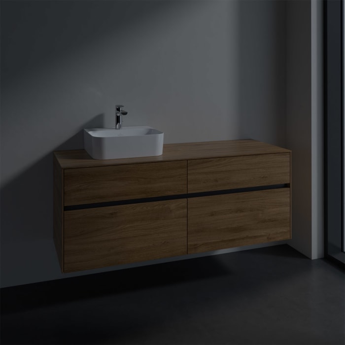 Villeroy & Boch Collaro Waschtischunterschrank 140 x 50 cm, mit 4 Auszügen für Finion Waschtisch