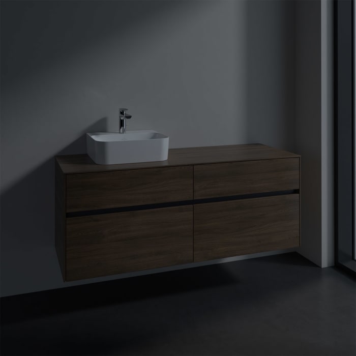 Villeroy & Boch Collaro Waschtischunterschrank 140 x 50 cm, mit 4 Auszügen für Finion Waschtisch