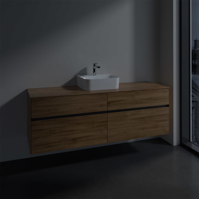 Villeroy & Boch Collaro Waschtischunterschrank 160 x 50 cm, mit 4 Auszügen für Finion Waschtisch