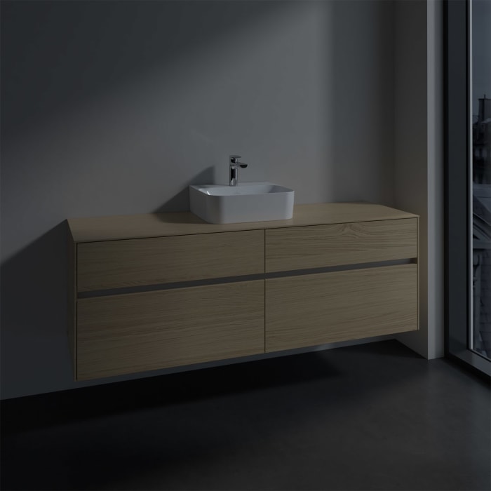 Villeroy & Boch Collaro Waschtischunterschrank 160 x 50 cm, mit 4 Auszügen für Finion Waschtisch