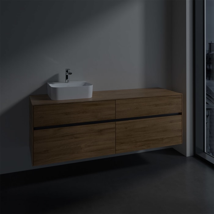 Villeroy & Boch Collaro Waschtischunterschrank 160 x 50 cm, mit 4 Auszügen für Finion Waschtisch