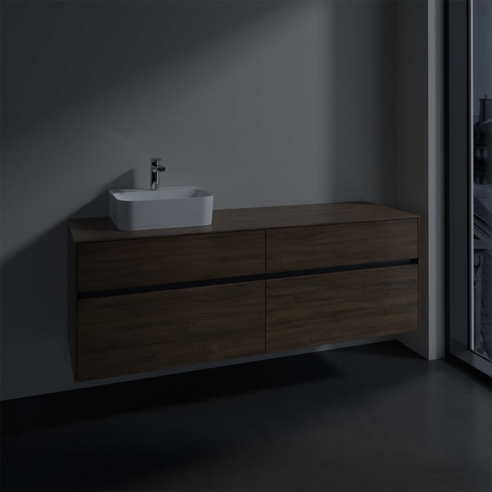 Villeroy & Boch Collaro Waschtischunterschrank 160 x 50 cm, mit 4 Auszügen für Finion Waschtisch