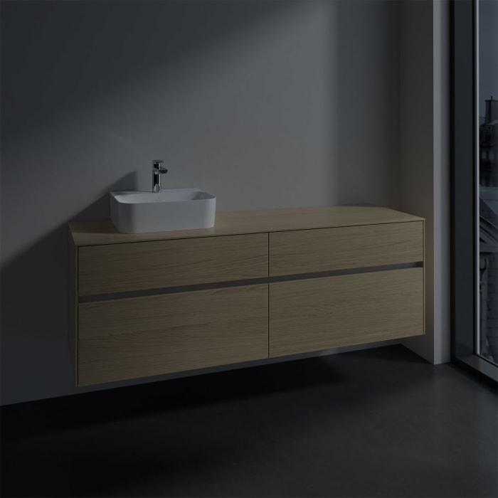 Villeroy & Boch Collaro Waschtischunterschrank 160 x 50 cm, mit 4 Auszügen für Finion Waschtisch