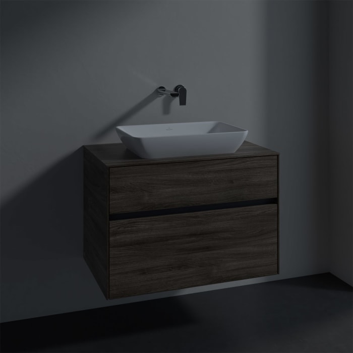 Villeroy & Boch Collaro Waschtischunterschrank 80 x 50 cm, mit 2 Auszügen für Venticello Waschtisch