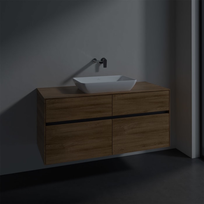 Villeroy & Boch Collaro Waschtischunterschrank 120 x 50 cm, mit 4 Auszügen für Venticello Waschtisch