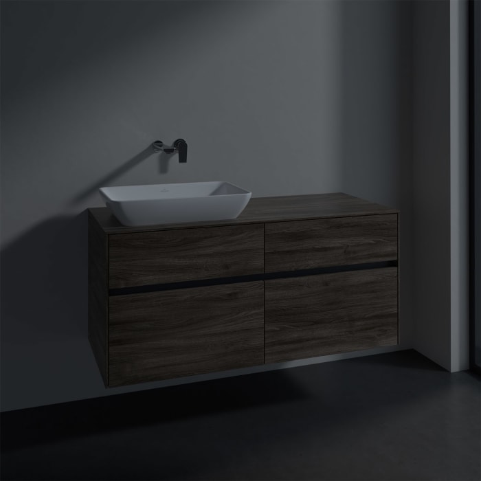 Villeroy & Boch Collaro Waschtischunterschrank 120 x 50 cm, mit 4 Auszügen für Venticello Waschtisch