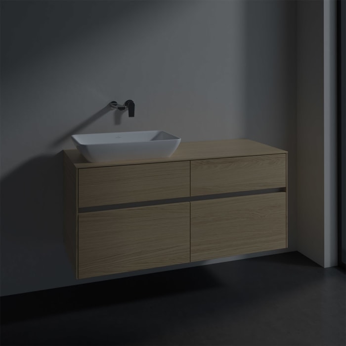 Villeroy & Boch Collaro Waschtischunterschrank 120 x 50 cm, mit 4 Auszügen für Venticello Waschtisch