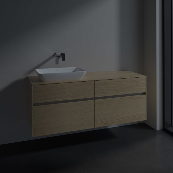 Villeroy & Boch Collaro Waschtischunterschrank 140 x 50 cm, mit 4 Auszügen für Venticello Waschtisch