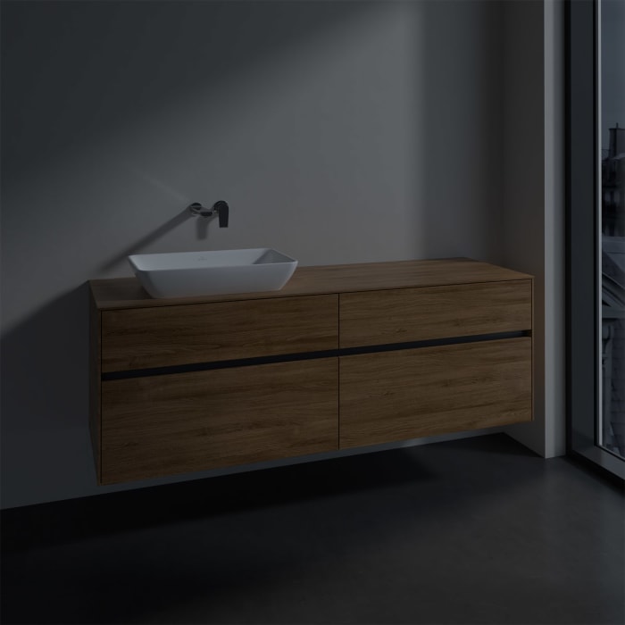 Villeroy & Boch Collaro Waschtischunterschrank 160 x 50 cm, mit 4 Auszügen für Venticello Waschtisch