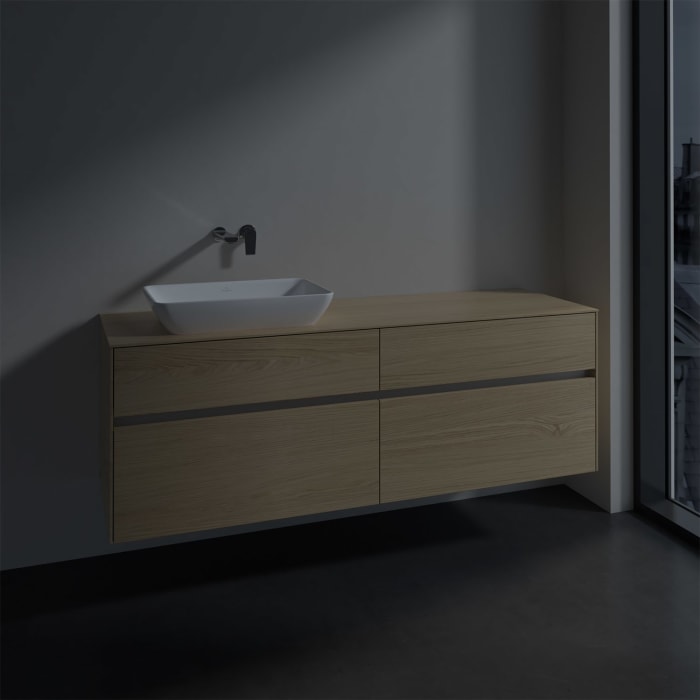 Villeroy & Boch Collaro Waschtischunterschrank 160 x 50 cm, mit 4 Auszügen für Venticello Waschtisch