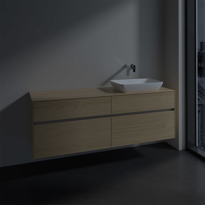 Villeroy & Boch Collaro Waschtischunterschrank 160 x 50 cm, mit 4 Auszügen für Venticello Waschtisch