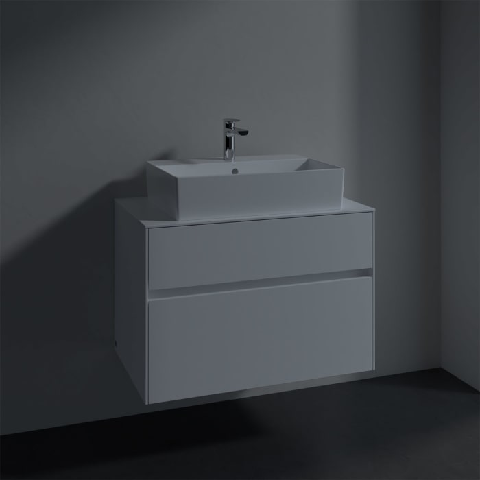 Villeroy & Boch Collaro Waschtischunterschrank 80 x 50 cm, mit 2 Auszügen