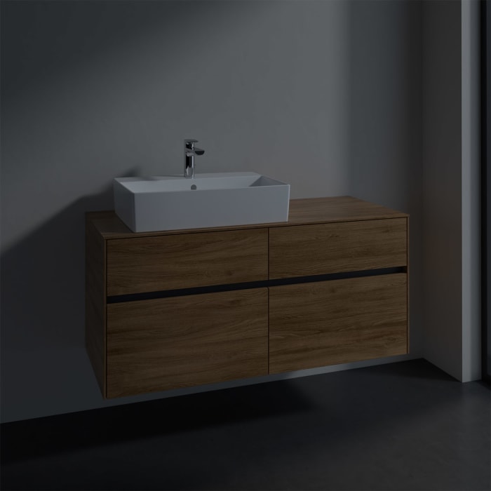 Villeroy & Boch Collaro Waschtischunterschrank 120 x 50 cm, mit 4 Auszügen