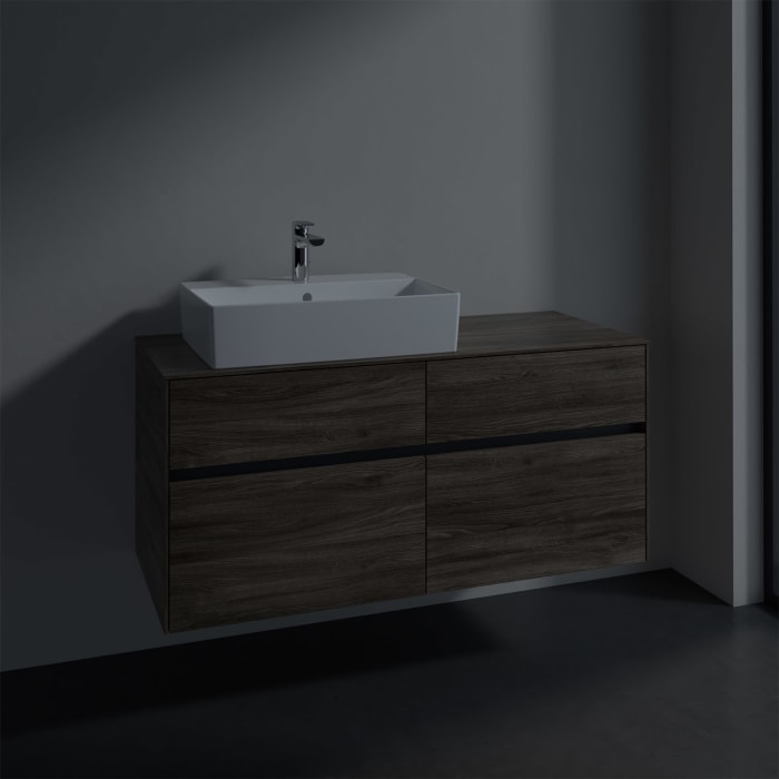 Villeroy & Boch Collaro Waschtischunterschrank 120 x 50 cm, mit 4 Auszügen