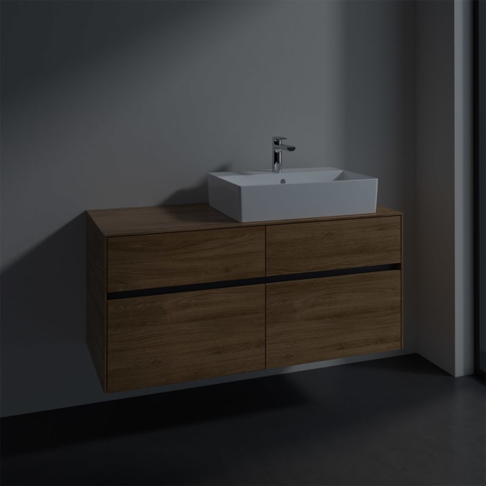 Villeroy & Boch Collaro Waschtischunterschrank 120 x 50 cm, mit 4 Auszügen