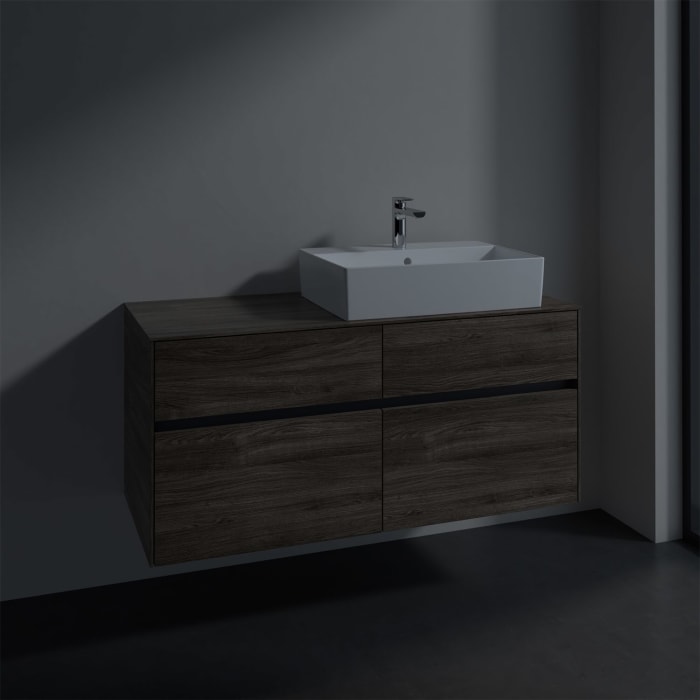 Villeroy & Boch Collaro Waschtischunterschrank 120 x 50 cm, mit 4 Auszügen