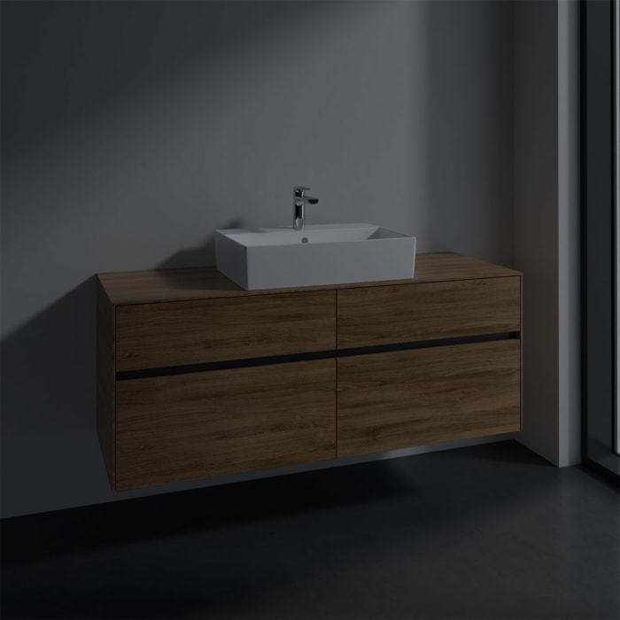 Villeroy & Boch Collaro Waschtischunterschrank 140 x 50 cm, mit 4 Auszügen