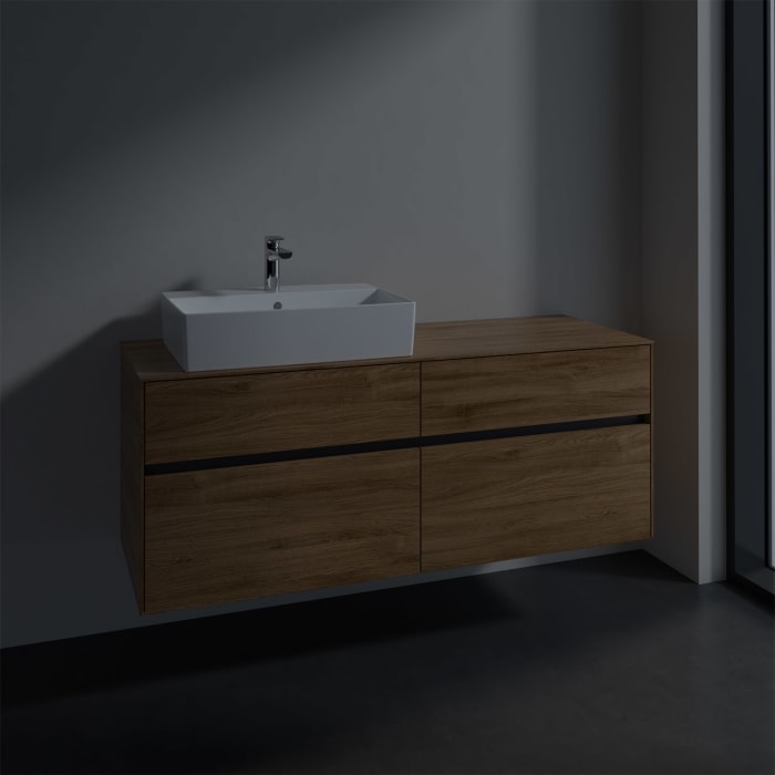 Villeroy & Boch Collaro Waschtischunterschrank 140 x 50 cm, mit 4 Auszügen