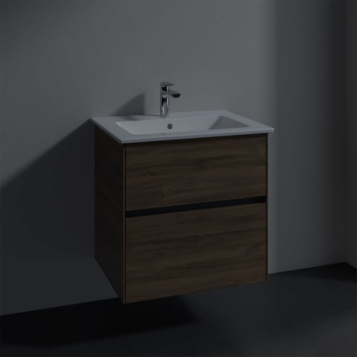 Villeroy & Boch Collaro Waschtischunterschrank 61 x 48 cm, mit 2 Auszügen für Venticello Waschtisch